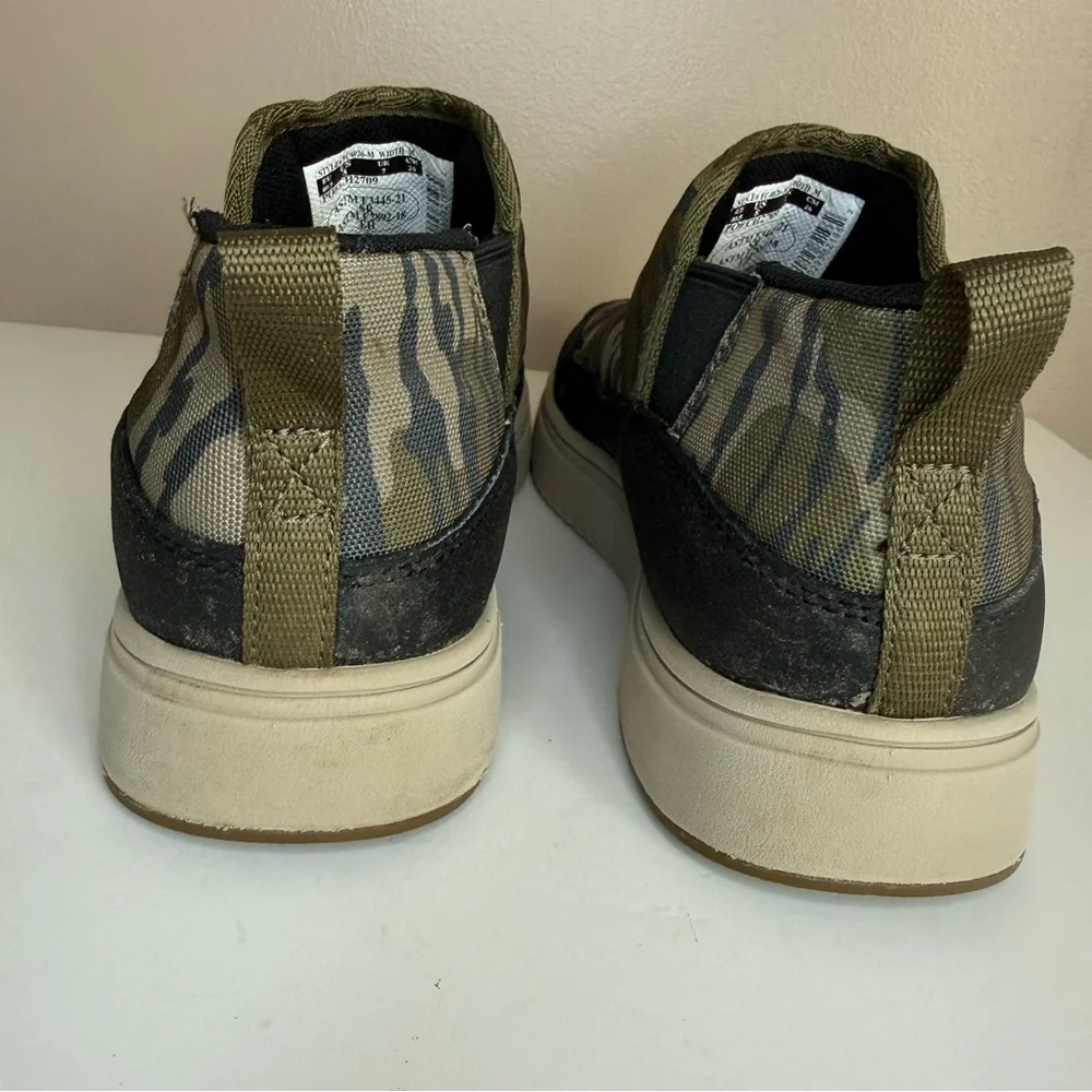 Carhartt Men’s Camo Detroit Canvas Mid Slip On Sneakers Workwear Outdoors Size 8